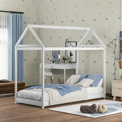 twin house bed frame